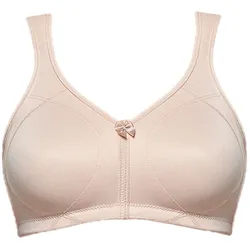 Entlastungs-BH SUSA "Entlastungs BH Topsy Plus", Damen, Gr. 85, Cup E, braun (cappuccino), Stoff, Obermaterial: 78% Polyamid PA. 22% Elasthan EL., BHs