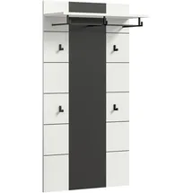 Möbel Kraft Garderobenpaneel 80 x 145 cm Grau/Weiß