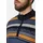 Charles Colby Troyer Pullover mit Streifendetails Dunkelblau 5XL
