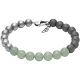 Giorgio Armani Armani Exchange Herrenarmband Beads Hämatit grün, AXG0127040