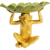 Kare DESIGN Schale Banana Leaf Polyresin Gold