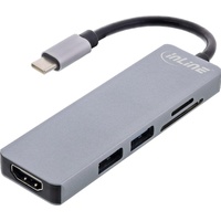 InLine InLine® Multifunktions-Hub USB 3.2 Gen.1, 2x USB-A 5Gb/s