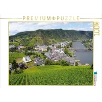 Calvendo Puzzle Blick über die Stadt Cochem und Weinberge