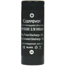 Keeppower IMR18500 1100 mAh 1 St.