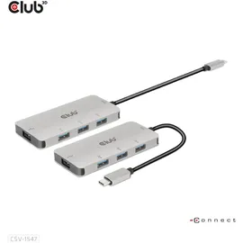 Club 3D Club3D USB 3.1 Typ C > 4X USB 3.1 Typ A 10Gbps Retail