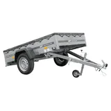 Anhänger mit Plane 750 kg GARDEN TRAILER 201 KIPP [mit Flachplane und Stützrad]