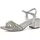 TAMARIS Blockabsatz-Sandaletten Damen Silber 40