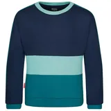 TROLLKIDS Verdal Sweatshirt - Navy / Teal / Aqua - 104 cm