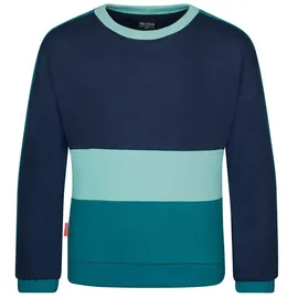 TROLLKIDS Verdal Sweatshirt - Navy / Teal / Aqua - 104 cm