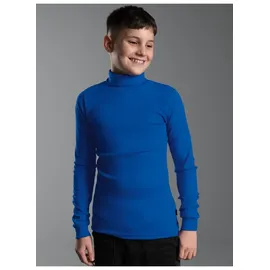 TRIGEMA Jungen, Funktionsunterwäsche Langarm Ski/Rolli, Gr. 128, blau (royal), 049) - 128