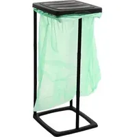 Spetebo Müllsackständer für 1x 60 Liter, mit Deckel, aus Kunststoff