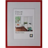 INTERTRADING Bilderrahmen rot 30x40 cm 2er Set