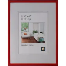 INTERTRADING Bilderrahmen rot 30x40 cm 2er Set