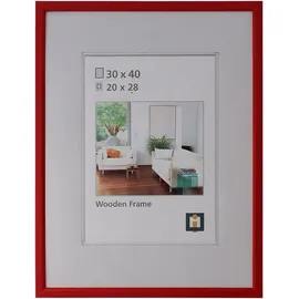 INTERTRADING Bilderrahmen rot 30x40 cm 2er Set
