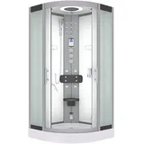 AcquaVapore Dampfdusche Duschkabine Sauna Dusche D58-10m3 90x90 cm ohne 2k Scheiben Versiegelung