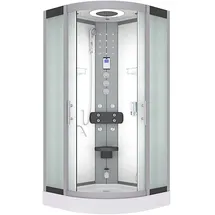 AcquaVapore Dampfdusche Duschkabine Sauna Dusche D58-10m3 90x90 cm ohne 2k Scheiben Versiegelung