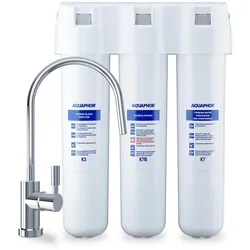 Aquaphor Aquaphor Aktivkohle-System - für Wasser - dreistufig - 2,5 l/min - inkl. Wasserhahn
