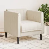 vidaXL Sessel Leinen - Beige