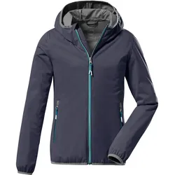 Funktionsjacke »KOS 164 GRLS JCKT«, Ultraleichte, wasserabweisende Mädchenjacke, packbar, reflektierend, Gr. 140, nachtblau, , 94652355-140