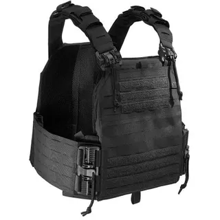 Tasmanian Tiger TT Plate Carrier QR LC Schwarz, Schwarz