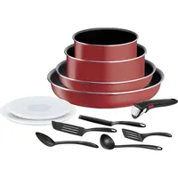 Tefal Ingenio L1529302, Frittierset, Rot, Titan, Schwarz, Thermo-Punkt, Abnehmbar - Rot