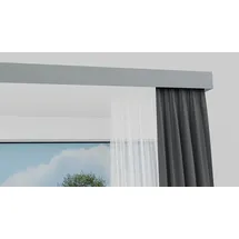 INDEKO Innenlaufschiene INDEKO "Stockholm", silber (silberfarben), L:220cm, Metall, Gardinenstangen