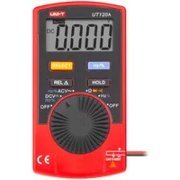 UNI-TREND UT120A Digital-Multimeter, rot/schwarz