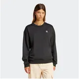 adidas Sweatshirt 'Trefoil Loose Crew' - Schwarz,Weiß - XL/XXL