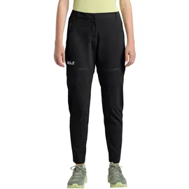 Jack Wolfskin Hikeout Zip Off Damen Hose Schwarz 44