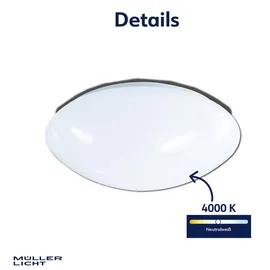 Müller-Licht Claro 1 rund weiß