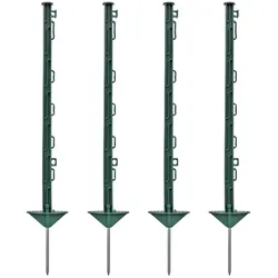 120x Weidezaunpfahl 74 cm, Kleintierpfahl, Großpaket, grün