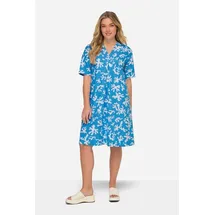 laurasøn Jerseykleid Kleid A-Line Mittelblau XXL