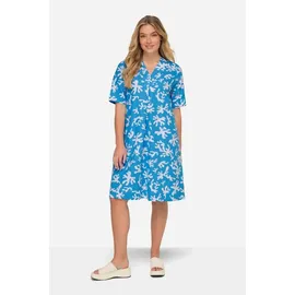 laurasøn Jerseykleid Kleid A-Line Mittelblau XXL