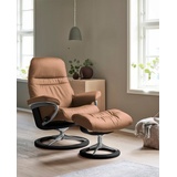 Stressless Relaxsessel STRESSLESS Sunrise Sessel Gr. Leder BATICK, Rela x funktion-Drehfunktion-PlusTMSystem-Gleitsystem-BalanceAdaptTM, B/H/T: 83 cm x 105 cm x 74 cm, braun (latte batick) Lesesessel und Relaxsessel