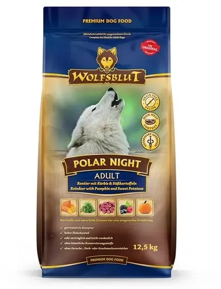 Polar Night Reindeer with sweet potatoes - dry dog food - 12.5kg