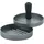 Kela Burgerpresse 7,5 cm Aluguss Schwarz/Grau