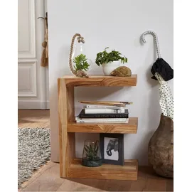 Wohnling Beistelltisch rechteckig Massivholz akazie 44,0 x 30,0 x 60,0 cm, 1 St.