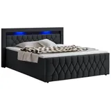 Juskys Leona 180 x 200 cm H4 Schwarz