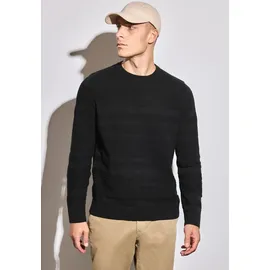 STREET ONE Rundhalspullover Schwarz M