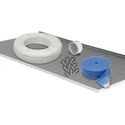 10 m2 Set Tackersystem Faltplatte 20 mm WLG 045 16x2 PE-RT Rohr Raster 10 cm + Zubehör