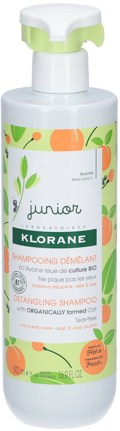 KLORANE Shampoing Démêlant - Parfum Pêche 500 ml shampooing