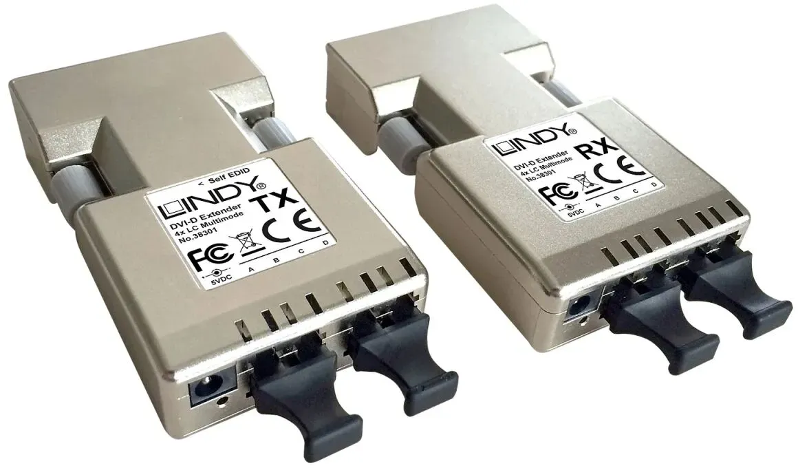 Lindy 38301 Audio-/Video-Leistungsverstärker AV-Sender & -Empfänger Metallisch