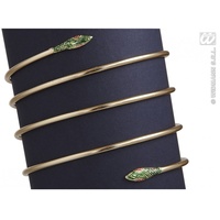 Widmann 7522S - Schlangen-Armband, für Oberarm oder Handgelenk, Modeschmuck, Cleopatra, Römerin, Flaschengeist, Accessoire, Kostüm
