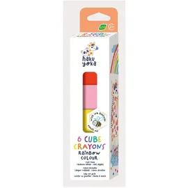 haku yoka Wachsmalkreiden-Set 6 St. Regenbogen