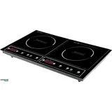 Royalty Line Doppel Induktionskochplatte 3400W 2 Kochzonen LED Timer