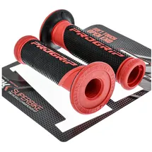 PROGRIP Griffgummi 732 Lenkergriffe Rot/Schwarz Paar Ø22/25mm Länge 125mm