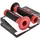 PROGRIP Griffgummi 732 Lenkergriffe Rot/Schwarz Paar Ø22/25mm Länge 125mm