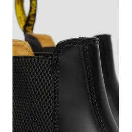 Dr. Martens 2976 Yellow Stitch Smooth black smooth leather 45