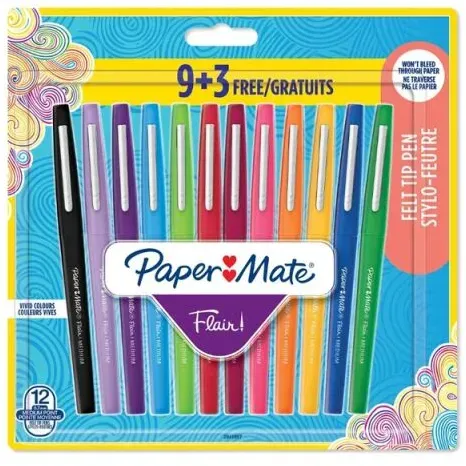 Papermate Flair Filzstift Medium Mehrfarbig 12 Stück(e)