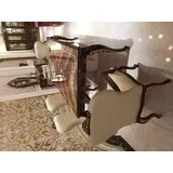 Klassischer designer Big Tisch Esszimmer Tische Barock Holz Antik Stil Rokoko - Braun